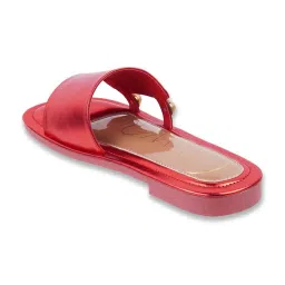 Catwalk Women's Red Casual Sandals image 5