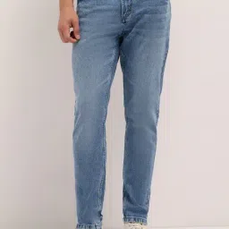 The Bear House Blue Cotton Slim Fit Jeans-picture-38