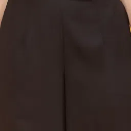 KASSUALLY Black Regular Fit Mid Rise Trousers image 5