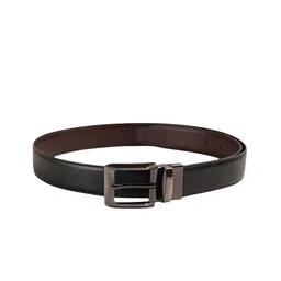 SAZARA Men Textured Leather Reversible Belt image 2