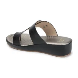Carlton London Women's Black Toe Ring Wedges image 5