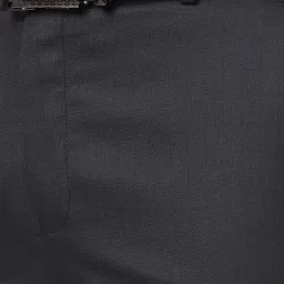 Raymond Black Slim Fit Checks Trousers image 5