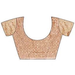 Saree Mall Blue Embellished Saree With Unstitched Blouse image 5