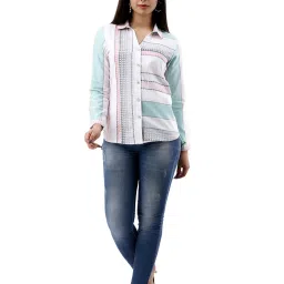 Kaftanize Multi Cotton Regular Fit Printed Casual Shirt image 5