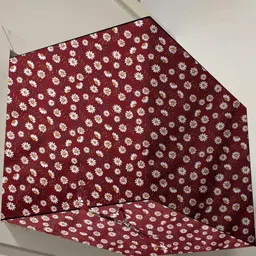 Stylista Red Solid Waterproof Air Conditioner Covers image 5