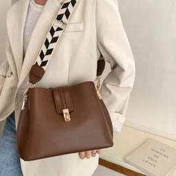 KPOP Women Solid Structured Casual Sling Bag-image-76