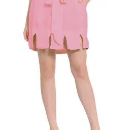 PATRORNA Pink Mini Skirt-image-82