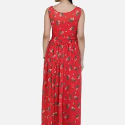 Cation Red Floral Print Maxi Dress image 2