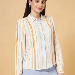 Honey by Pantaloons Multicolored Striped Shirt image 3