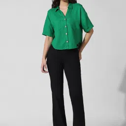 Only Green Regular Fit Oversized Shirt image 5