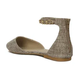 London Rag Women's Khaki Ankle Strap Sandals image 5