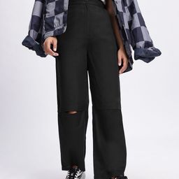 glitchez Women Classic Cult Slash Knee Regular Fit Trousers-image-30