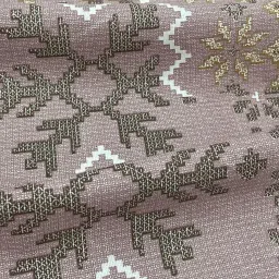 Swayam Ananda Pink Pure Cotton Abstract Diwan Set image 5