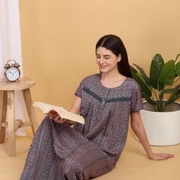 Sweet Dreams Printed Maxi Nightdress-picture-41