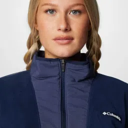 Columbia Blue Polyester Regular Jacket image 5