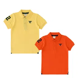 JusCubs Boys 2 V-Neck Applique T-shirt-picture-31