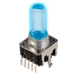 CTS Incremental Encoder PCB Mount 12 PPR Mechanical 24 Detent 2 Channel, 12CE3H26F12T24-picture-38