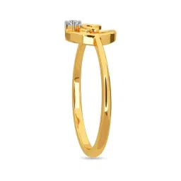 Kisna Diamond & Gold Jewellery Cassidy for her 14k (585) Diamond & Gold Ring For Women image 5
