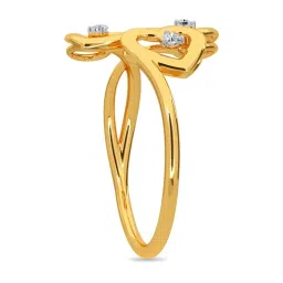 Kisna Diamond & Gold Jewellery Mirza 18k (750) Diamond & Gold Ring For Women image 5