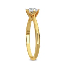 Kisna Diamond & Gold Jewellery Tanmi 18k (750) Diamond & Gold Ring For Women image 5
