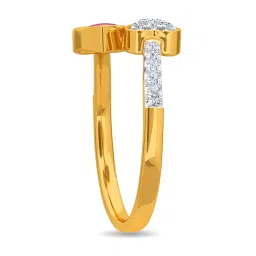 Kisna Diamond & Gold Jewellery Serina 18k (750) Diamond & Gold Ring For Women image 5