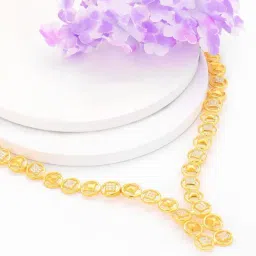 GIVA 92.5 Sterling Silver Anushka Sharma Yellow Gold Rhythm Of The Night Opera Necklace Women-image-2