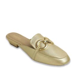 Metro Women Gold Mules-picture-9