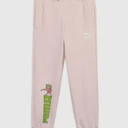Puma Kids Pink Cotton Regular Fit Trouser-image-24
