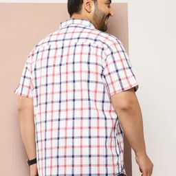Thomas Scott Men Plus Size Premium Checked Casual Shirt image 4