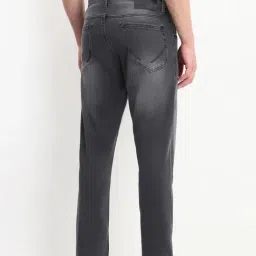 Allen Solly Grey Cotton Regular Fit Jeans image 2