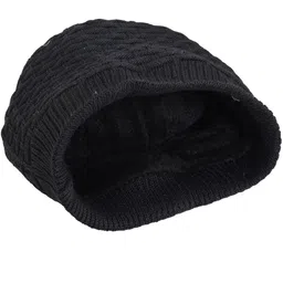 TEEMOODS Men Self Design Beanie image 4