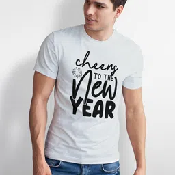 Seekbuylove Men Typography Printed Bio Finish T-shirt image 2