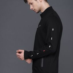 WROGN Men Black Solid Sweatshirt-picture-24