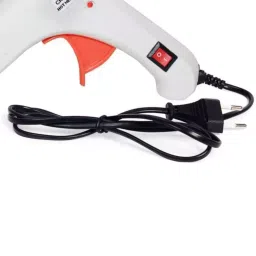 CRAFTYGUN 20 W Standard Temperature Mini Glue Gun with 7 Sticks White 7 mm Stick Diameter, WHHITEE--MINI-7-STKKS-20WT image 2