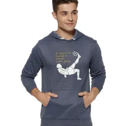 Campus Sutra Blue Full Sleeves Hoodie-image-52