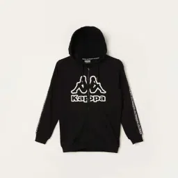 KAPPA Kids Black Cotton Printed Full Sleeves Sweatshirt-picture-14