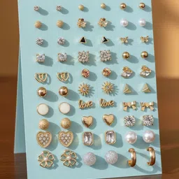 DressBerry Geometric Studs Earrings-picture-15