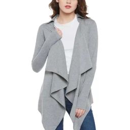 Hypernation Grey Cotton Shrug-picture-21