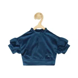 Peter England Kids Blue Regular Fit Top-image-78