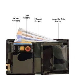 Krosshorn Men Camouflage Two Fold Wallet image 3