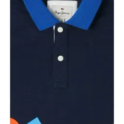 Pepe Jeans Boys Multicolor Printed Polo T-Shirt image 3