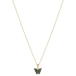 SZN Set Of 2 Gold-Plated Teardrop Shaped Pendants With Chains image 3