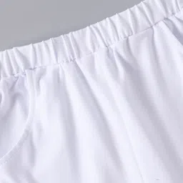 Mark & Mia Full Length Leggings with Floral Chikankari Detailing - White image 3
