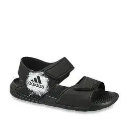 Adidas Kids Altaswim C Black Floater Sandals-image-16