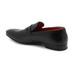 Ruosh Men's Black Formal Loafers image 5