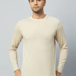 Club York Beige Regular Fit Crew T-Shirt-picture-15