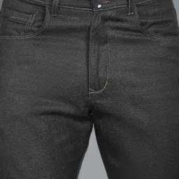 Jainish Olive Green Tapered Fit Trousers image 5