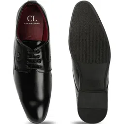 Carlton London Men's Black Derby Shoes image 4