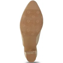 Mochi Women's Gold Mule Shoes image 5