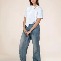 Zink London White Plain Top image 5